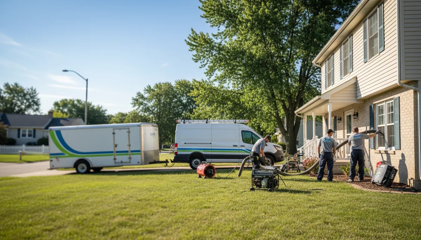 Flooded Basement Restoration And Cleanup With Repair in Kearney, NE near me